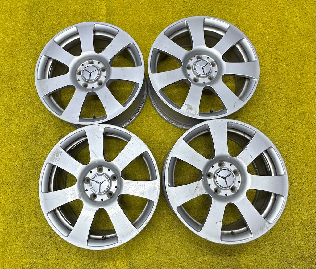 5x112 17 İNÇ J8 ET43 ORJINAL MERCEDES W221 JANT TAKIMI - 2