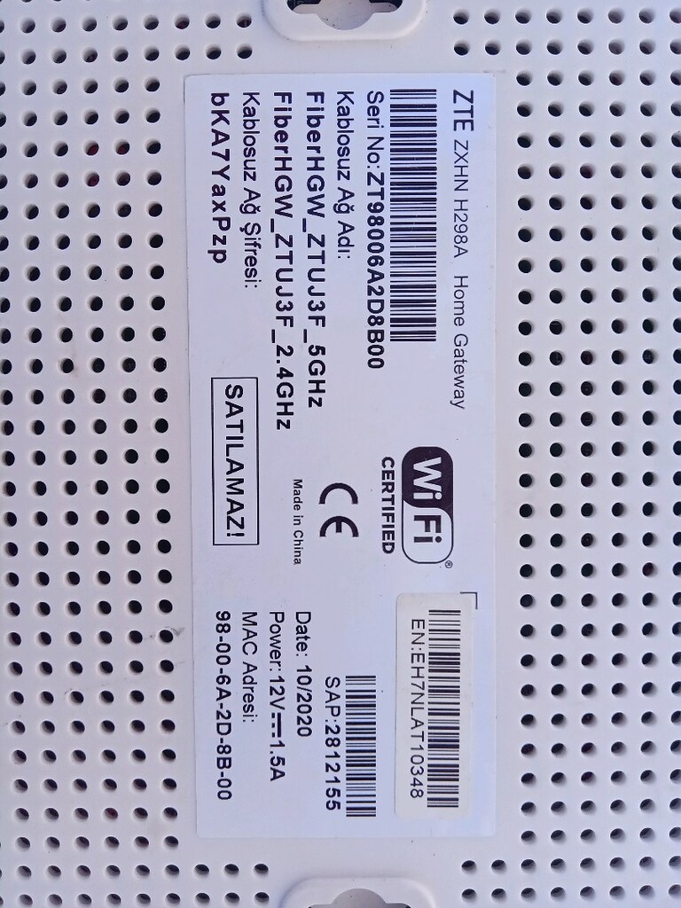 MODEM FİBER SIFIR MODEM - 5
