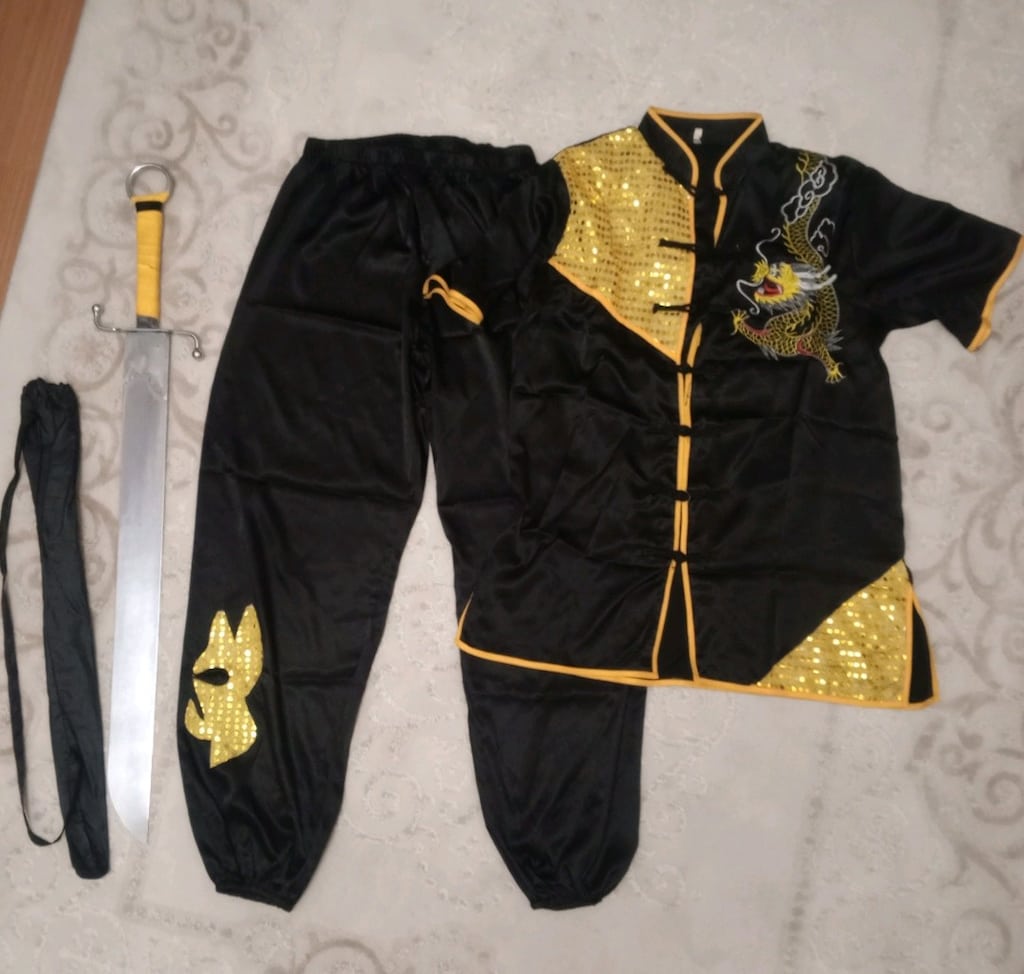 Lisanslı Wushu Takımı (Kung Fu) + Antrenman Kılıcı