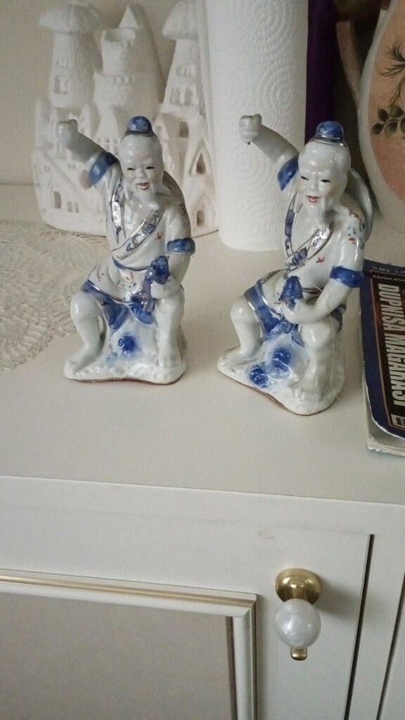 Vintage Japon bilgeler ikili biblo - 2