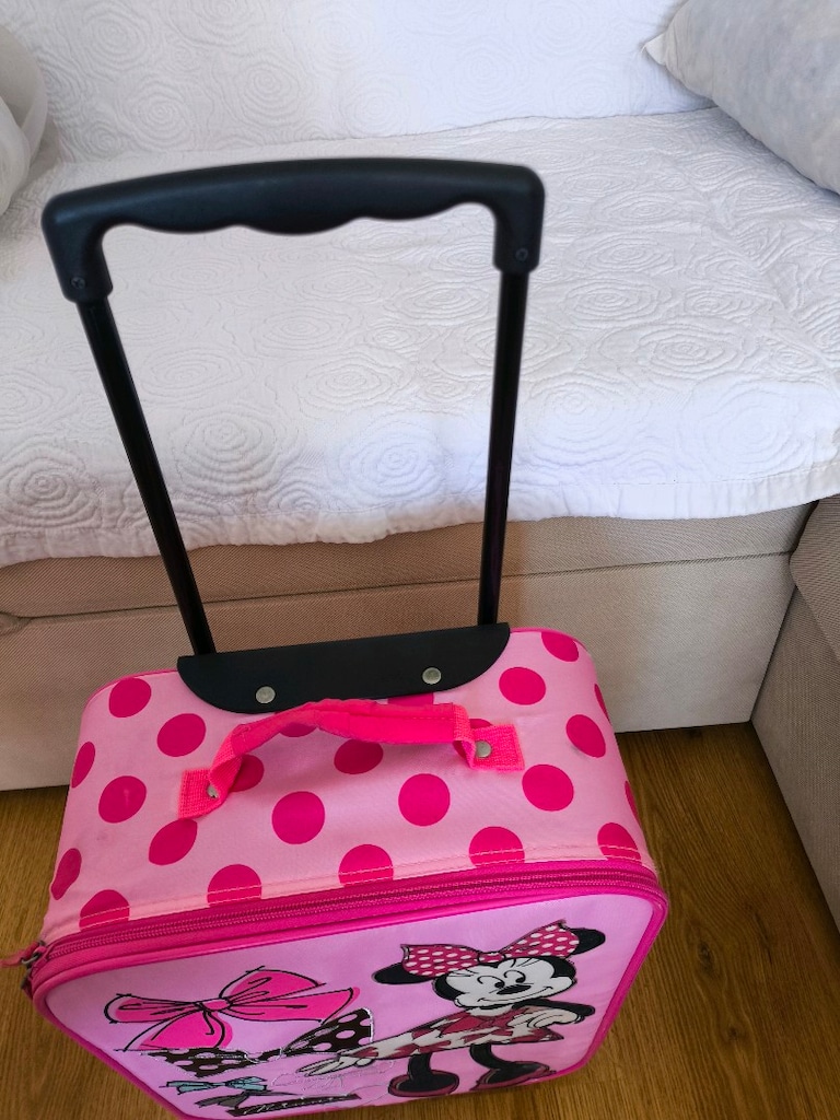 Tertemiz Disney Minnie Mouse Çekçekli Çocuk Bavulu / Valizi - 4
