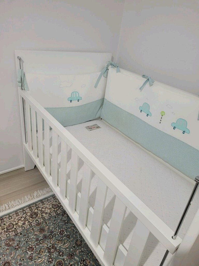 MELTEM MOBİLYA MDF KARYOLA+İŞBİR VİSCO YATAK+4 YORGAN+UYKU SETİ