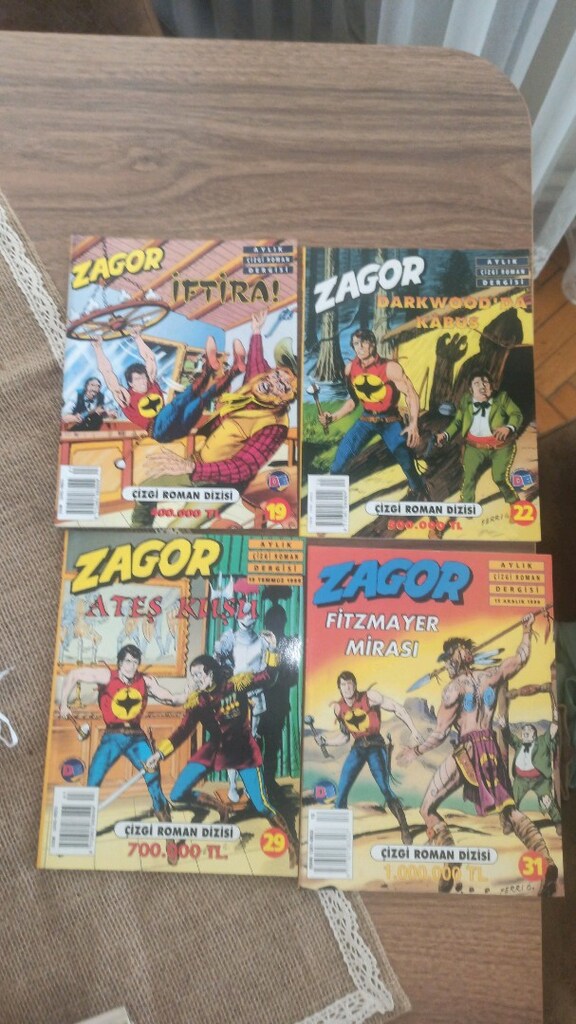 ZAGOR LOT SIFIR CİLTLER-1