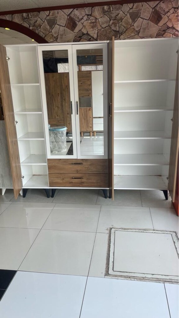 5 kapaklı yatak odası dolabı mdf - 8