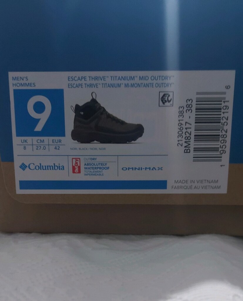 Columbia Escape Thrive Titanium Mid Outdry Erkek Kısa Bot - 4