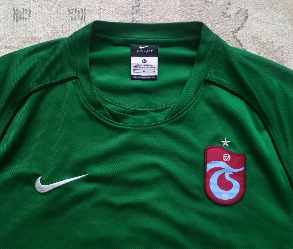 2015-2016 Trabzonspor Orijinal Kaleci Forma Nike Yeşil - 3