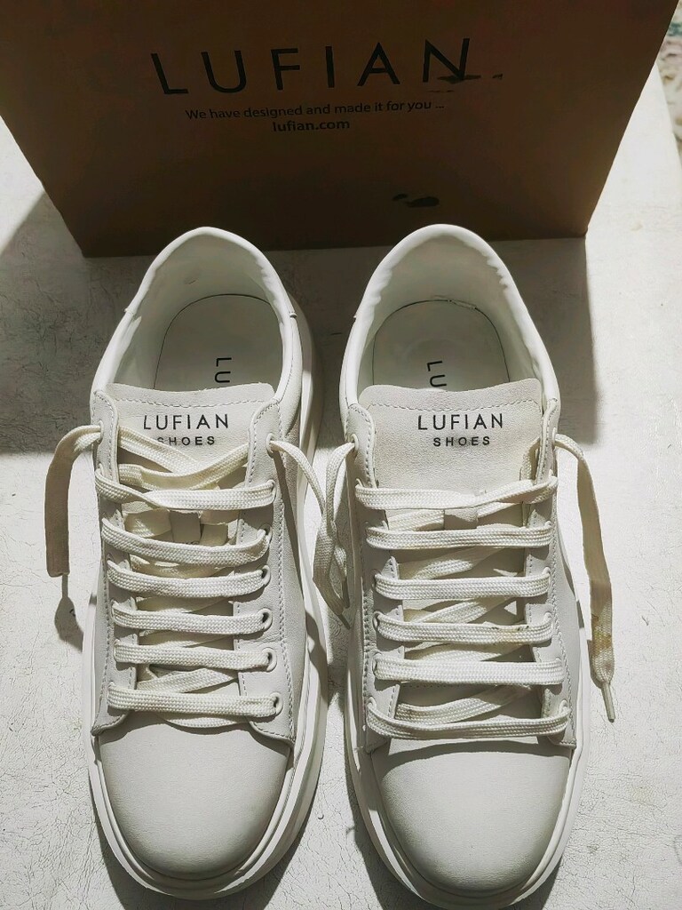 LUFİAN 1 KEZ GİYİLMİŞ BEYAZ AYAKKABI - 4