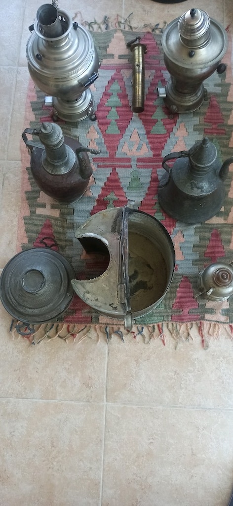 Köydeki evin deposundan çıkmış 80 yıllık antik 9 parça ev eşyası - 7