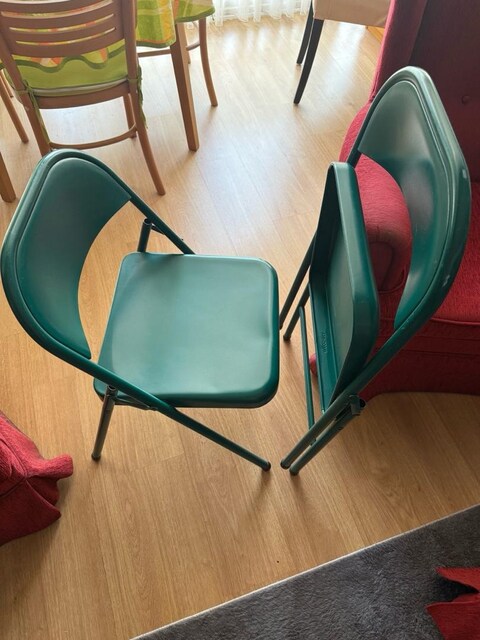 Metal katlanır sandalye