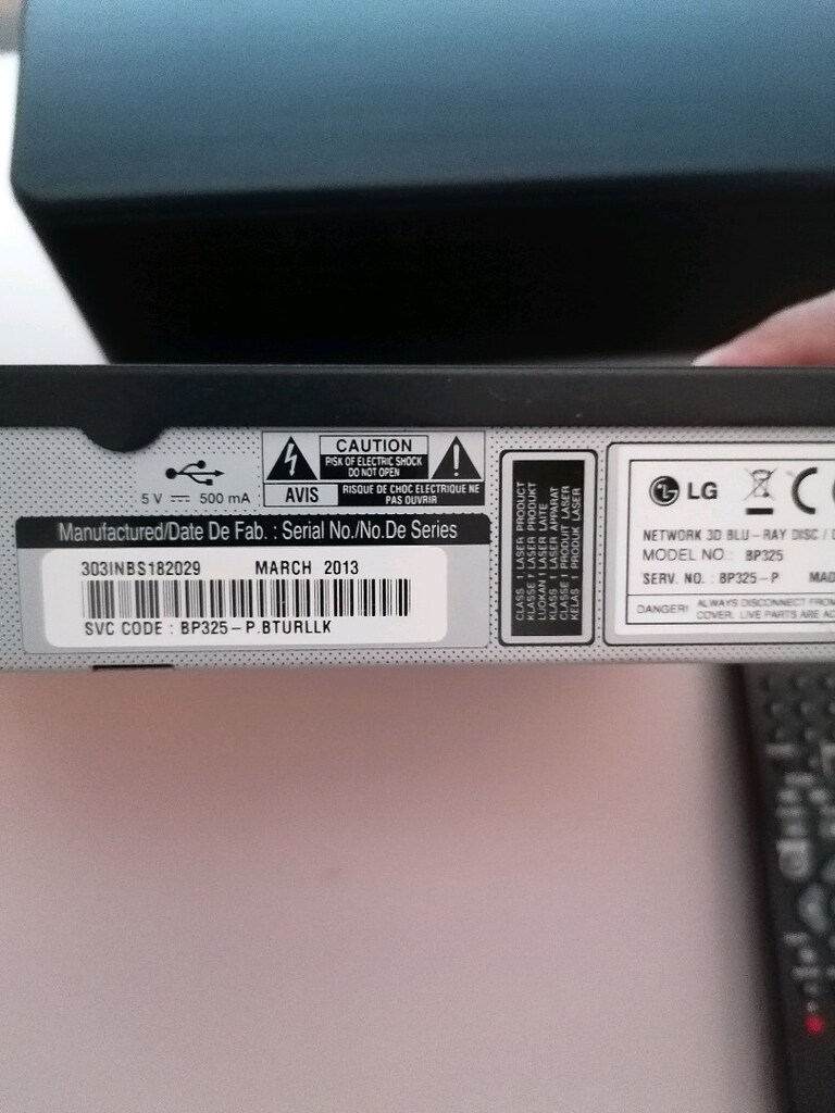LG DVD PLAYER - 5