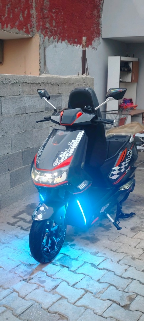 Arora zr7 modifiyeli 2024 elektrikli şarjlı motosiklet - 2