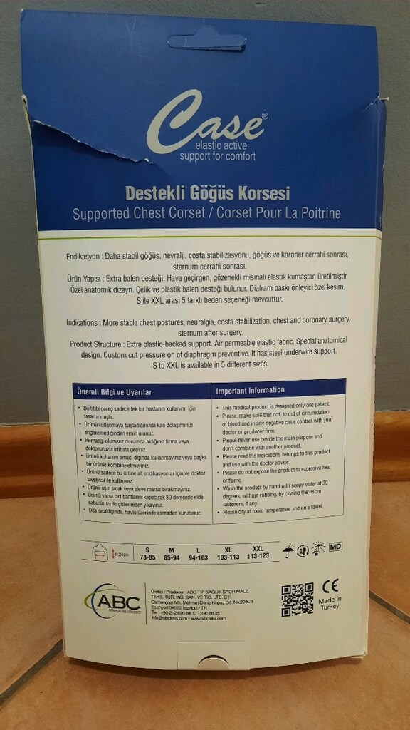 ÇELİK BALENLİ ERKEK GÖĞÜS KORSESİ - 2