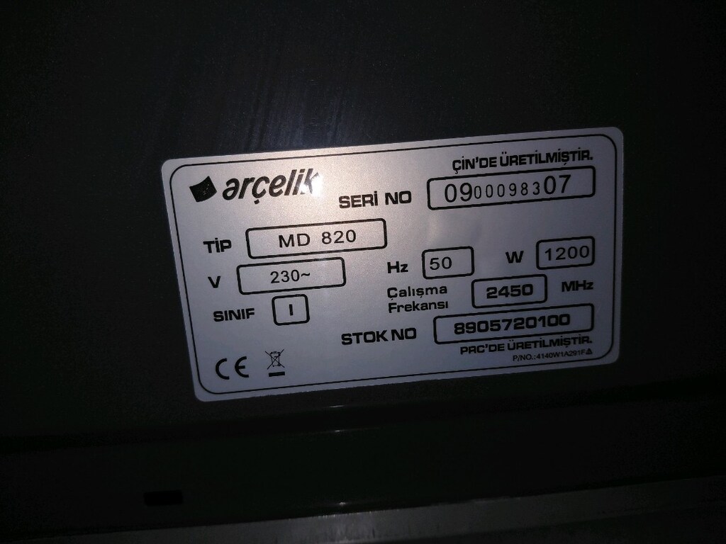 ARÇELİK MİKRODALGA FIRIN - 2
