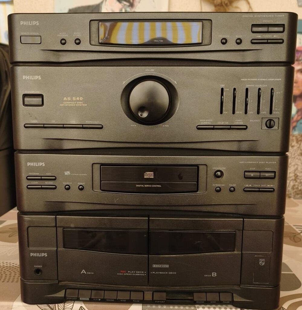 Philips AS 540 Retro Müzik Seti - Radyosu Aktif, Bakım İster