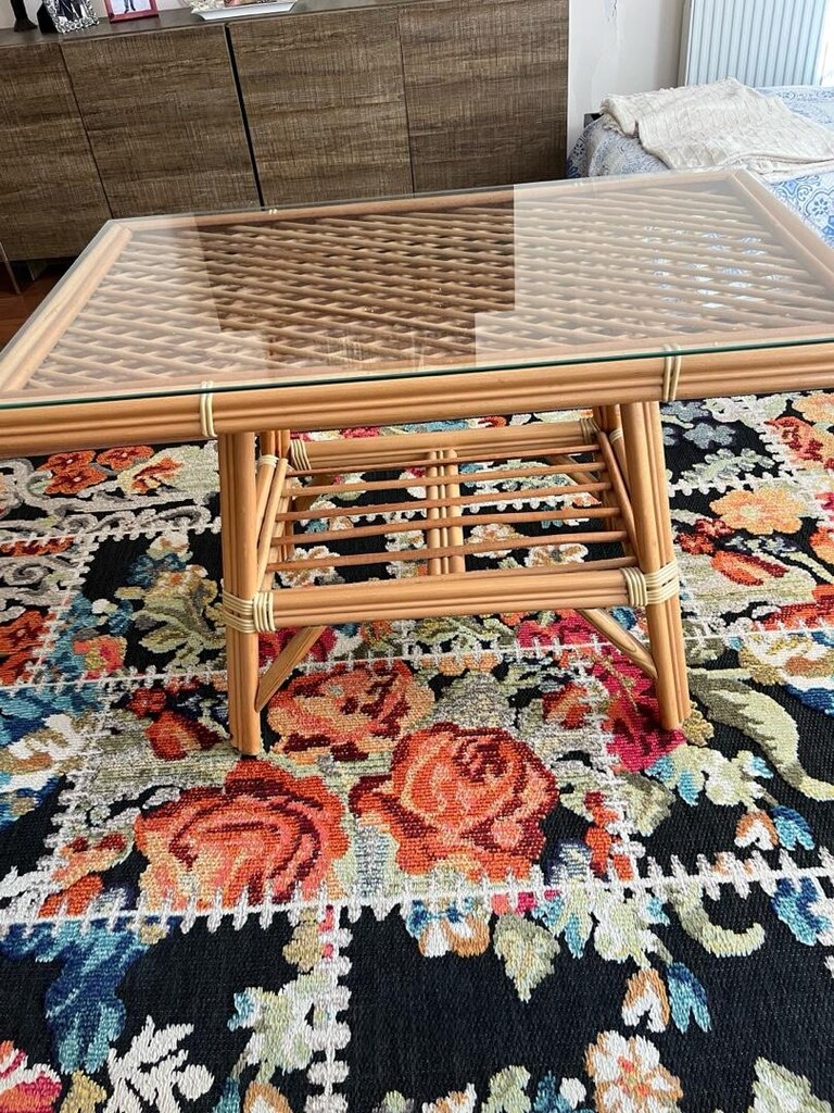 bambu yemek masası sandalyesi ve orta sehpası - 6