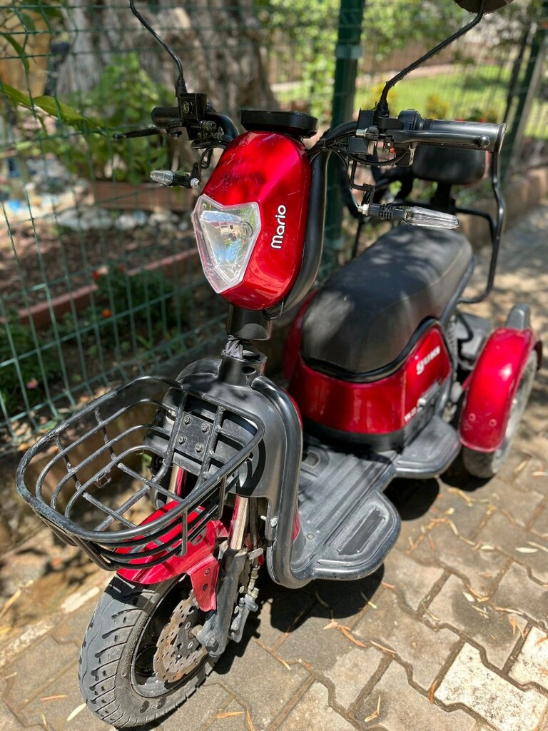 İlk sahibinden az kullanılmış düşük km. Yuki Mario Elektrikli Bisiklet - 2