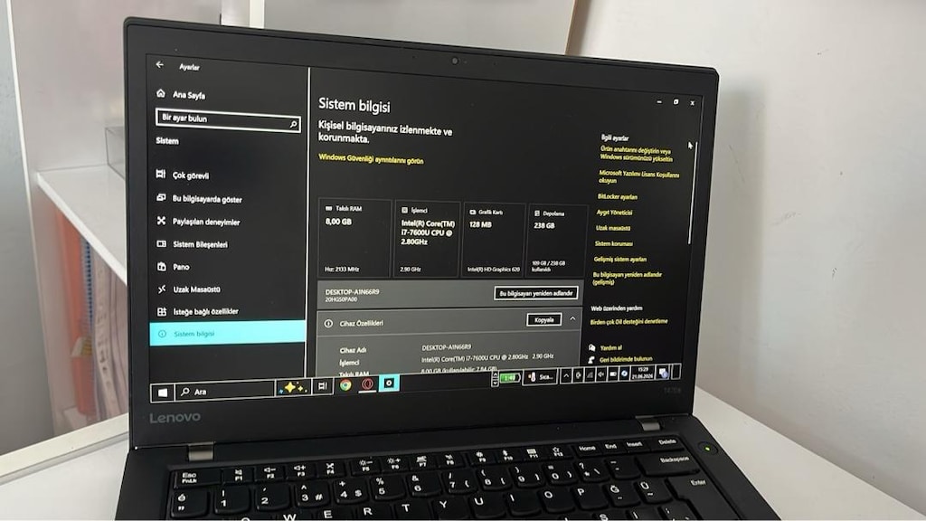 lenovo thinkpad bilgisayar
