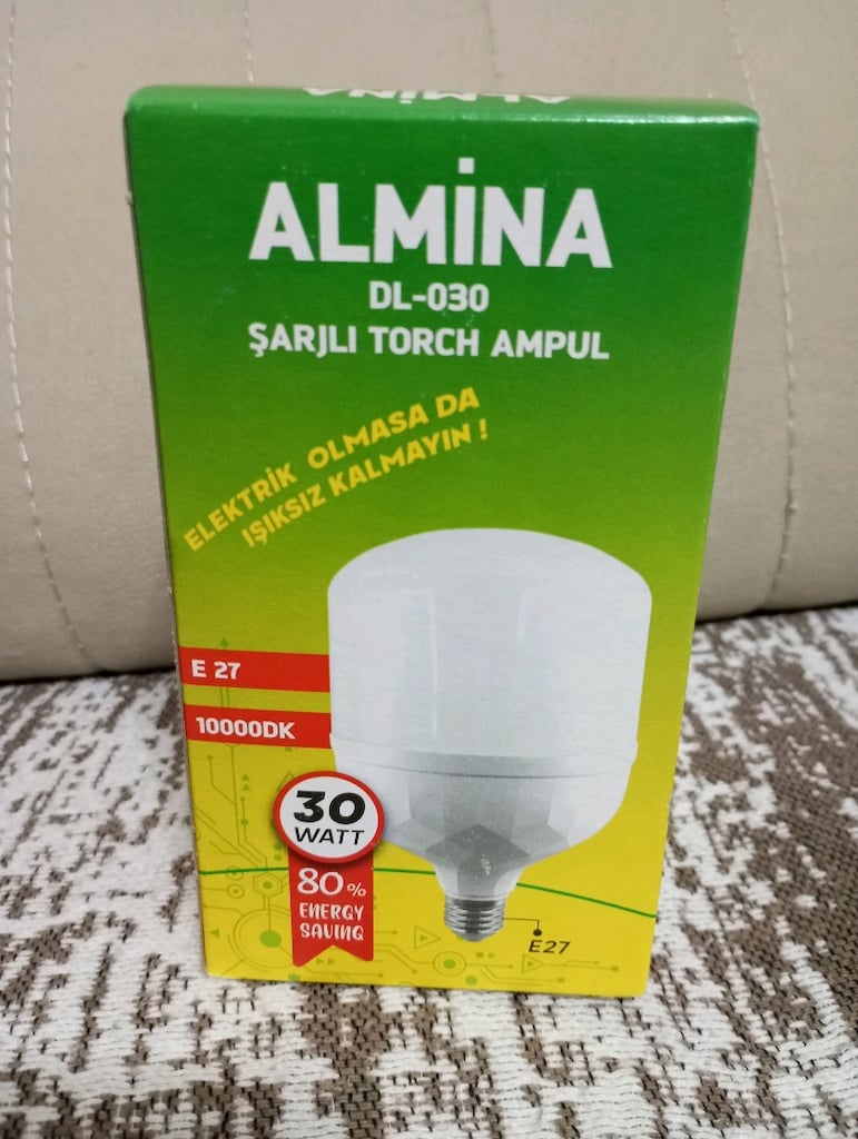 ALMİNA ŞARJLI TORCH AMPUL FİYAT SON