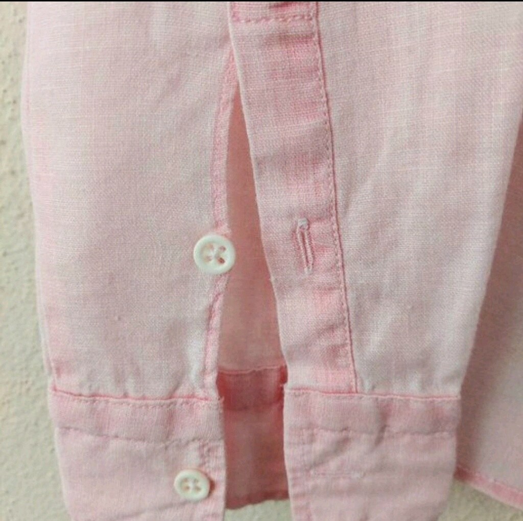 LACOSTE BAYAN gülpembe KETEN GÖMLEK - 5