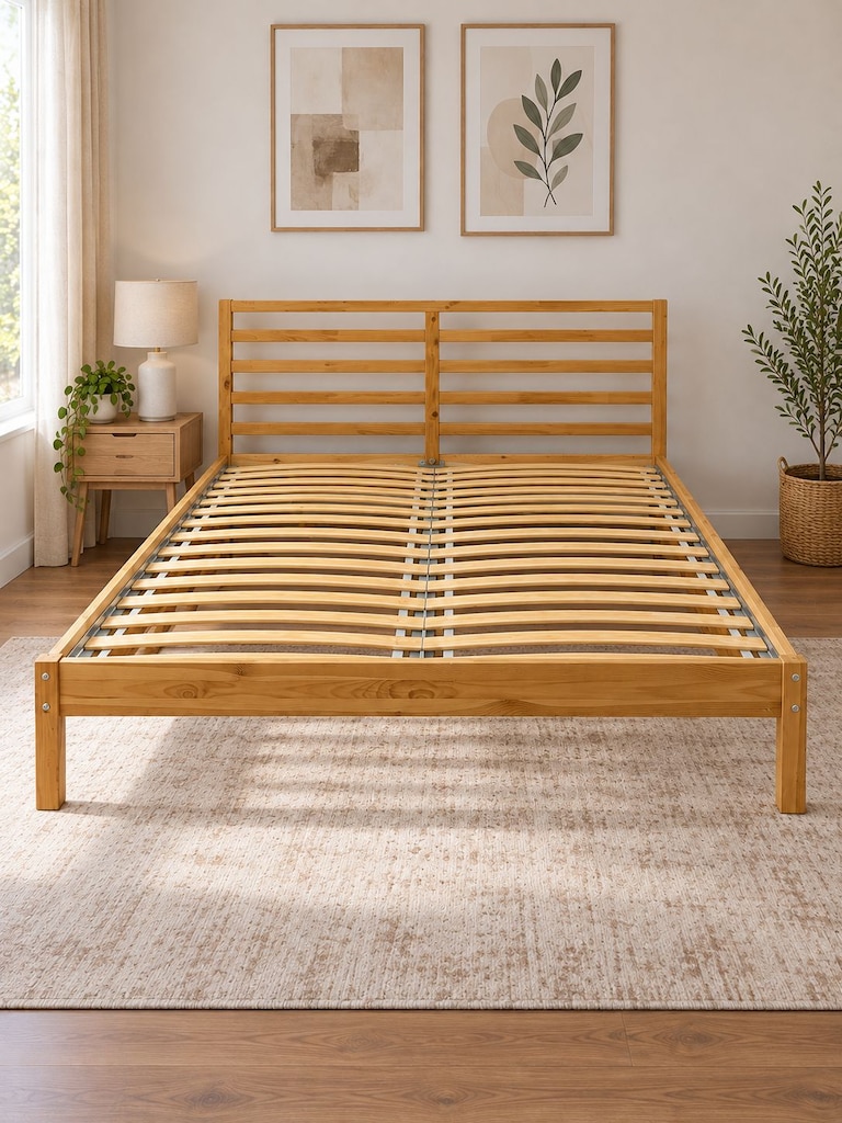 2. EL AHŞAP IKEA ÇIFT KIŞILIK KARYOLA - 3
