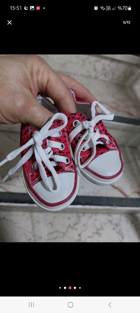 Converse çocuk ayakkabı. 20 numara. Sıfır ayarında. Us polo 29 numa - 6