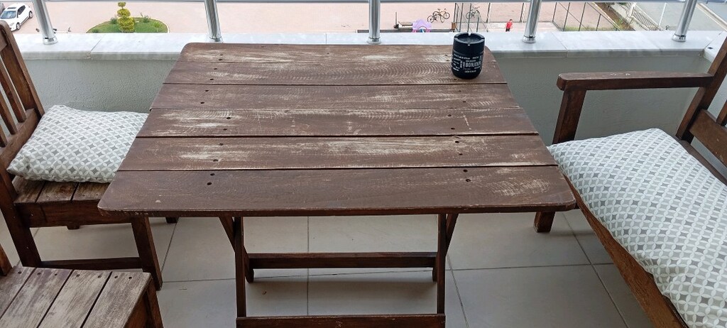 Balkon takımı Ahşap - 2