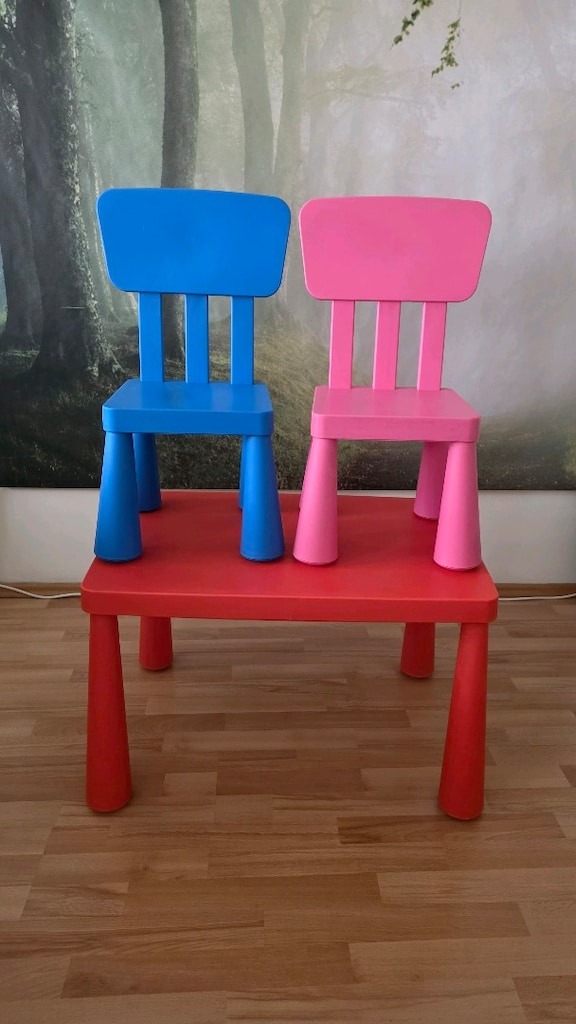 İkea Mammut Masa ve 2 Sandalye - 3