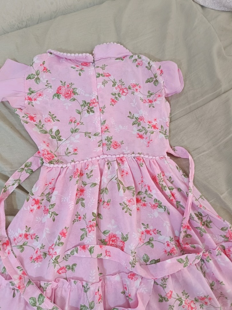 pembe çocuk elbisesi - 3