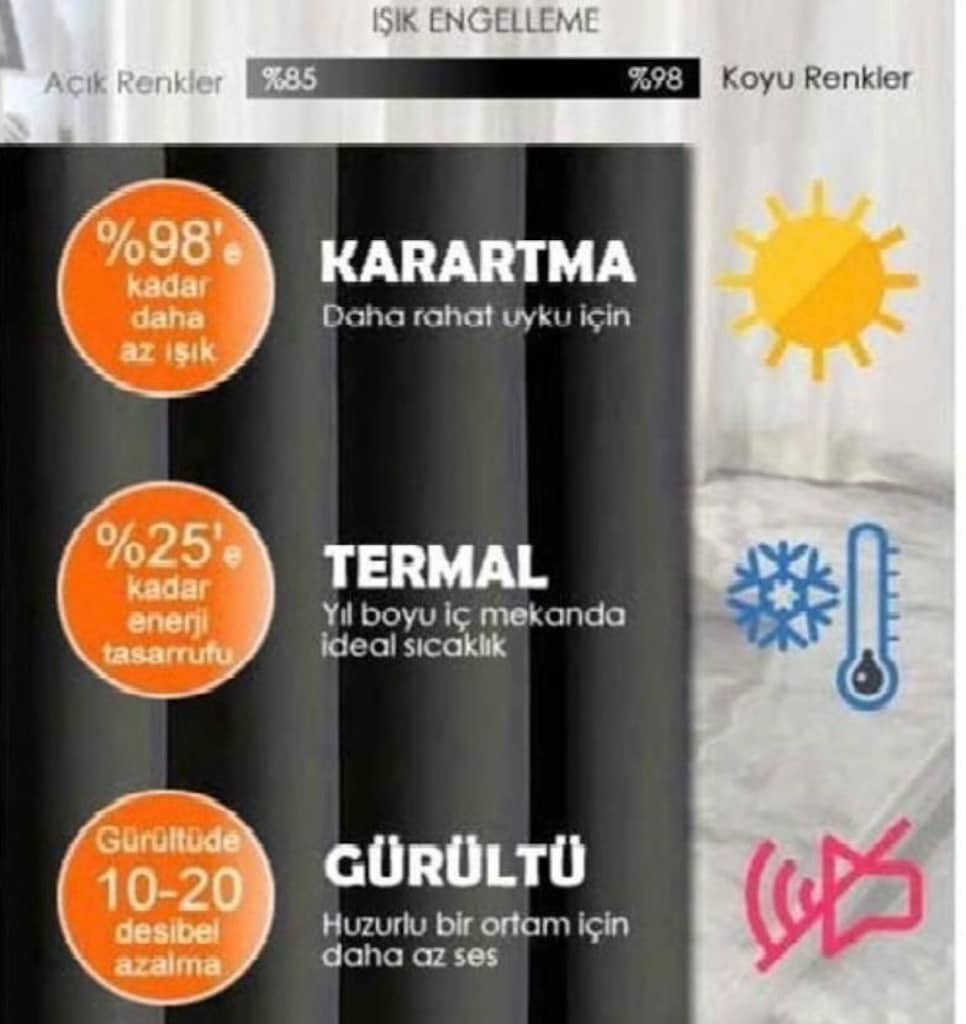 gri yıldızlı bebek çocuk odası perdesi - 3