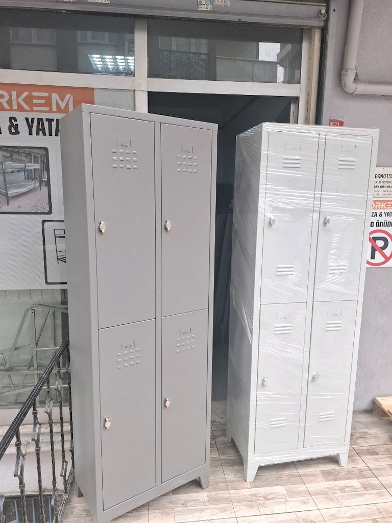4 KAPILI METAL PERSONEL SOYUNMA DOLABI UCRETSİZ KARGO - 3