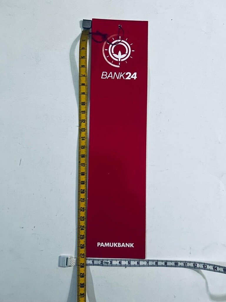 Pamukbank kitap ayracı. - 2