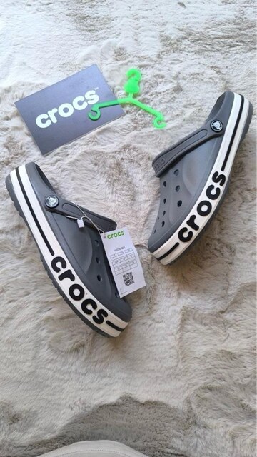 ‼‼SON 36-38‼CROCS BAYABAND - ANTRASİT GRİ- KADIN