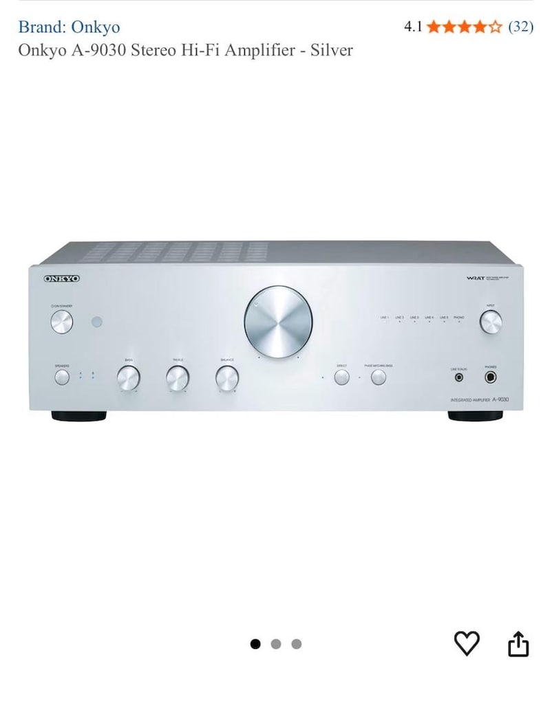 Onkyo A9030 Silver Amfi