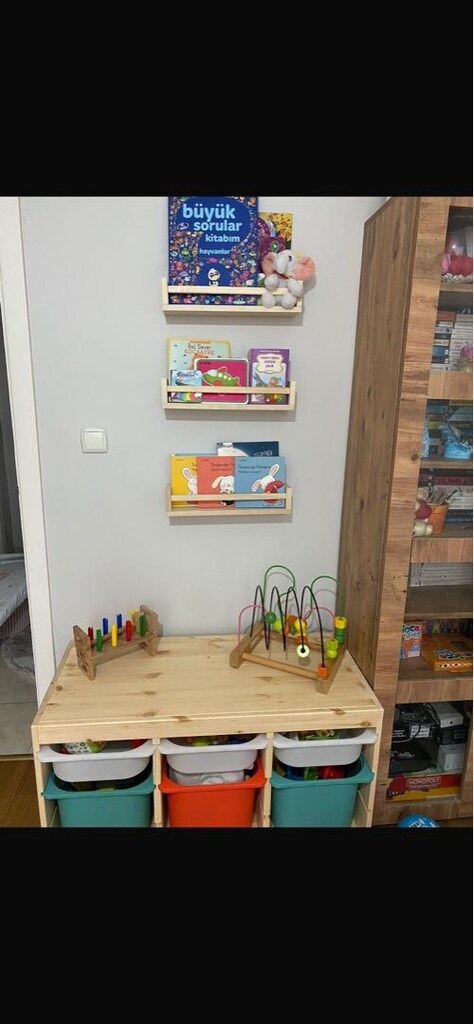 İkea Bekvam Baharat Rafı/ Montessori Kitaplık - 4