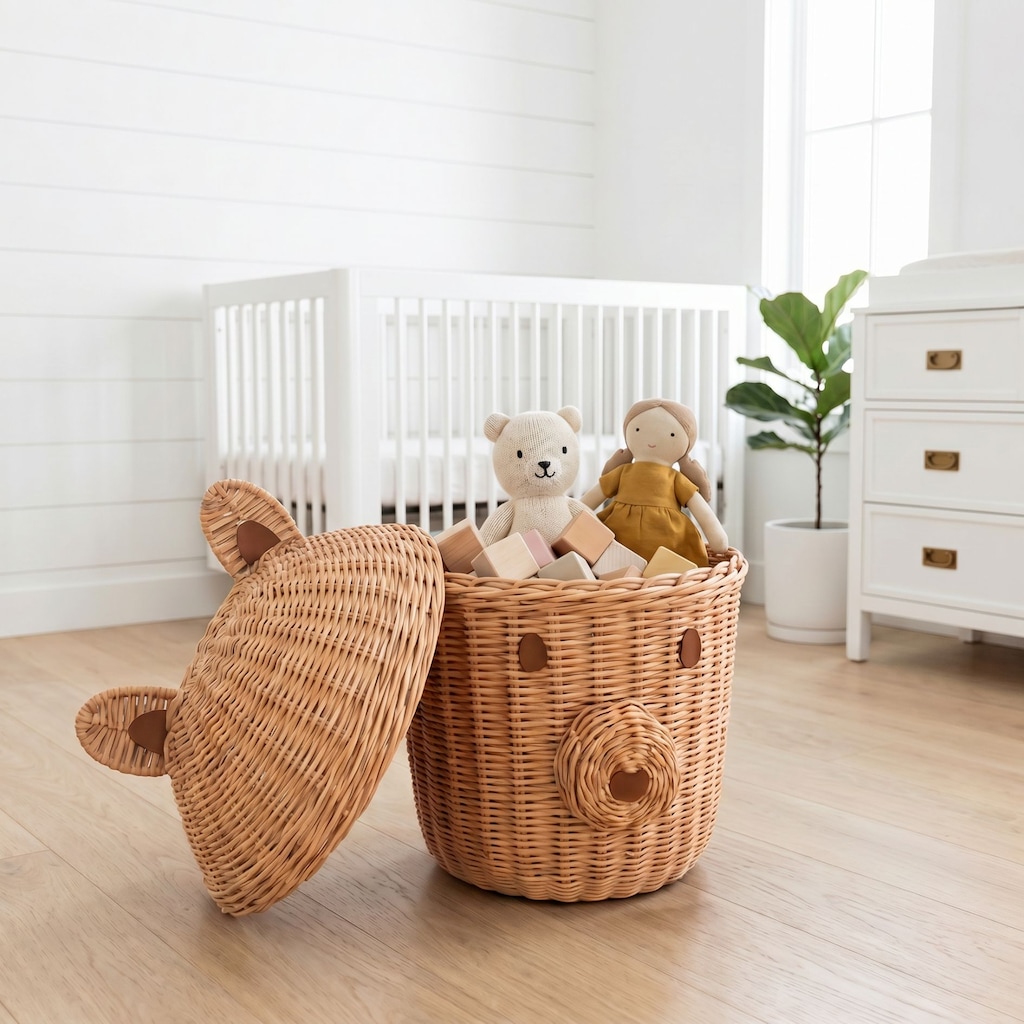 LITTLE BEAR Çocuk Odası Organizer Sepet – Sıfır - 4