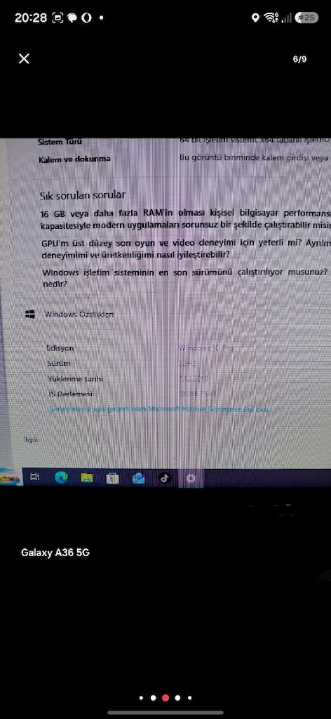Satılık Masaüstü Oyuncu Bilgisayarı (yanında kulaklık mouse hedıye) - 9