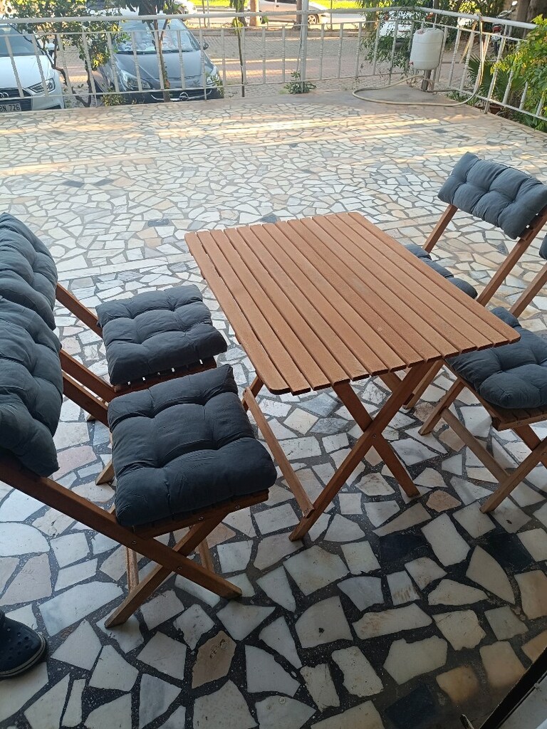 Koçtaş/Balkon Bahçe oturma takımı+ nakliye yapılır. - 5
