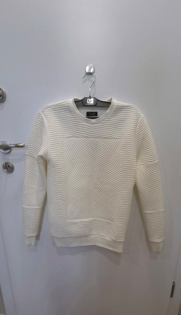 Zara Örgü Desenli Sweatshirt