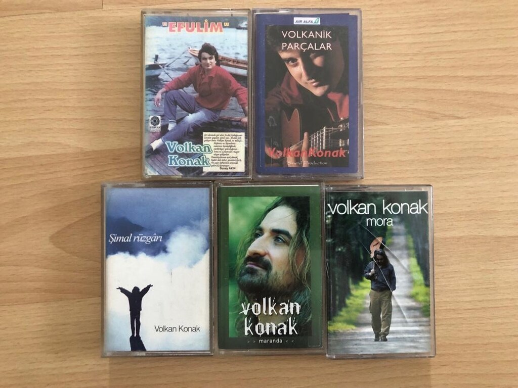 VOLKAN KONAK kaset lotu-5 adet