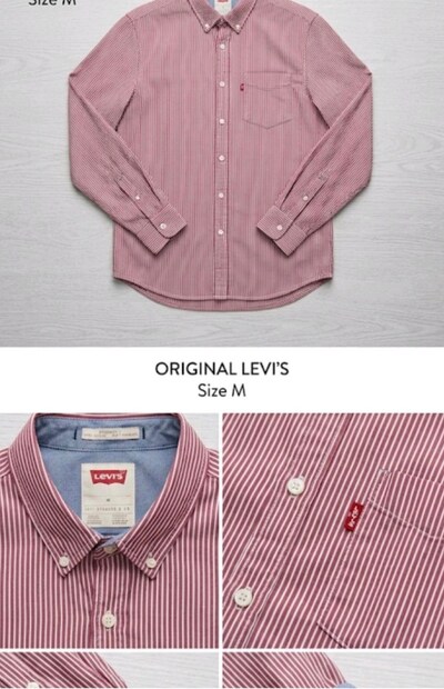 Levis Çizgili Klasik Gömlek