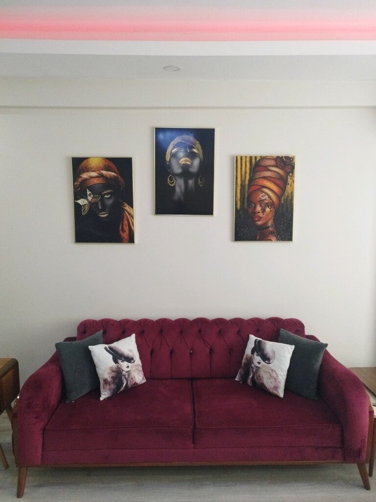 3 lü afro tablo - 5