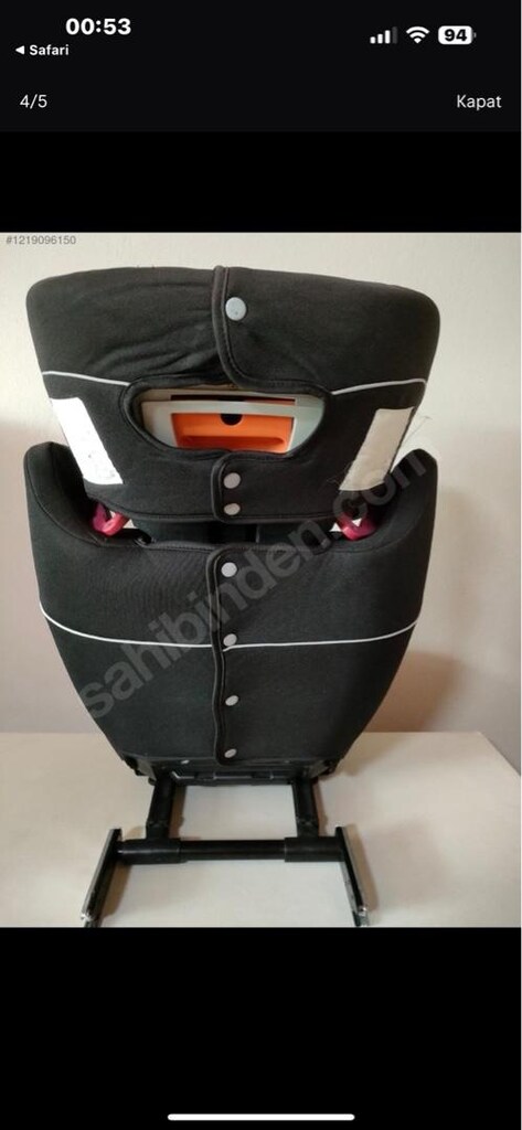 cybex free fix oto koltuğu 15/36 kg pure black - 3