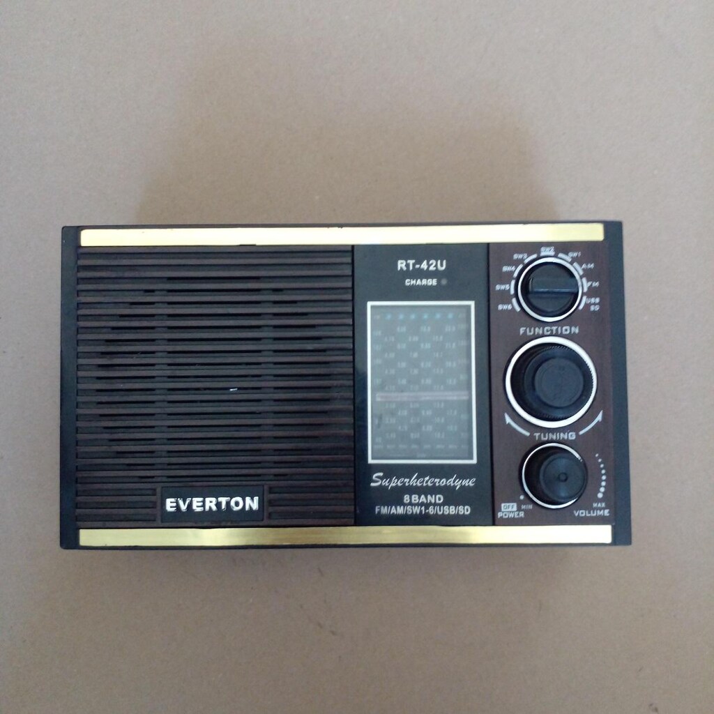 Everton Radyo - FM Orta ve Kısa Dalga - MP3 Çalar - Pilli Elektrikli - 4
