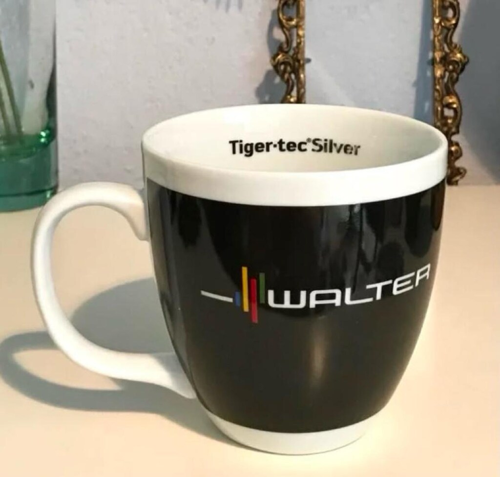 ALMAN “Mahlwerck” damgalı Tiger Porselen Mug & Kupa - 3