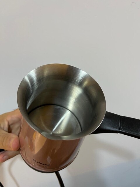 shafer Oscar Rose gold çelik elektirikli cezve