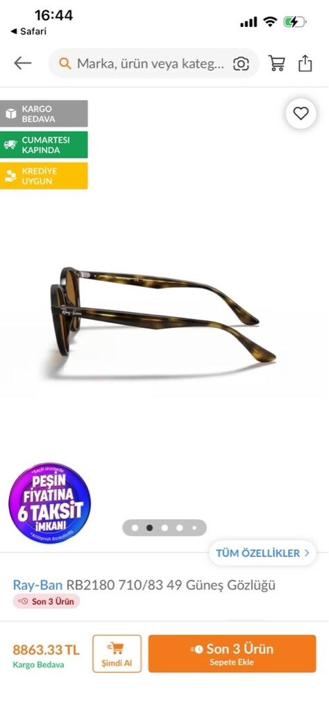 rayban rb2180 model gözlük - 3