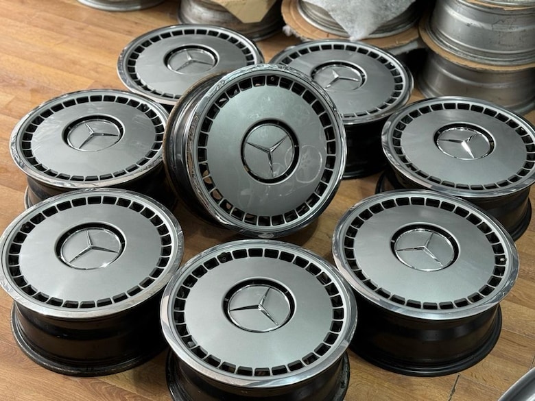 Orjinal 16 inç Direkt Uyumlu W124-W201 jant-nikelajlı kapak Mercedes - 12