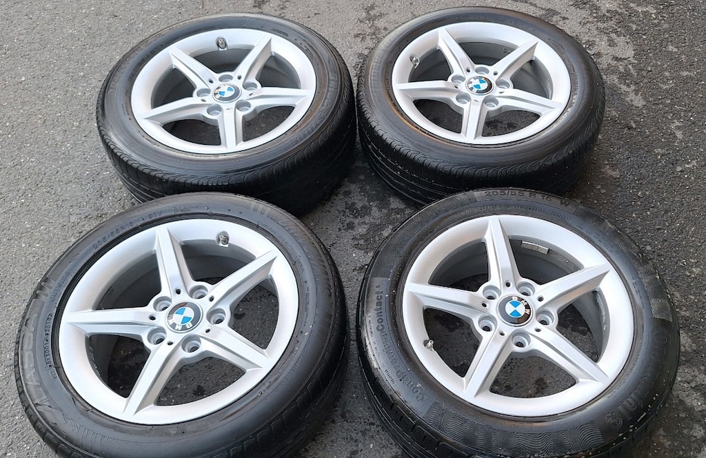 205 55 16 ORJİNAL BMW JANT LASTİK TAKIMI BMW TRANSPORTER TRAFİK İNSİNG - 4