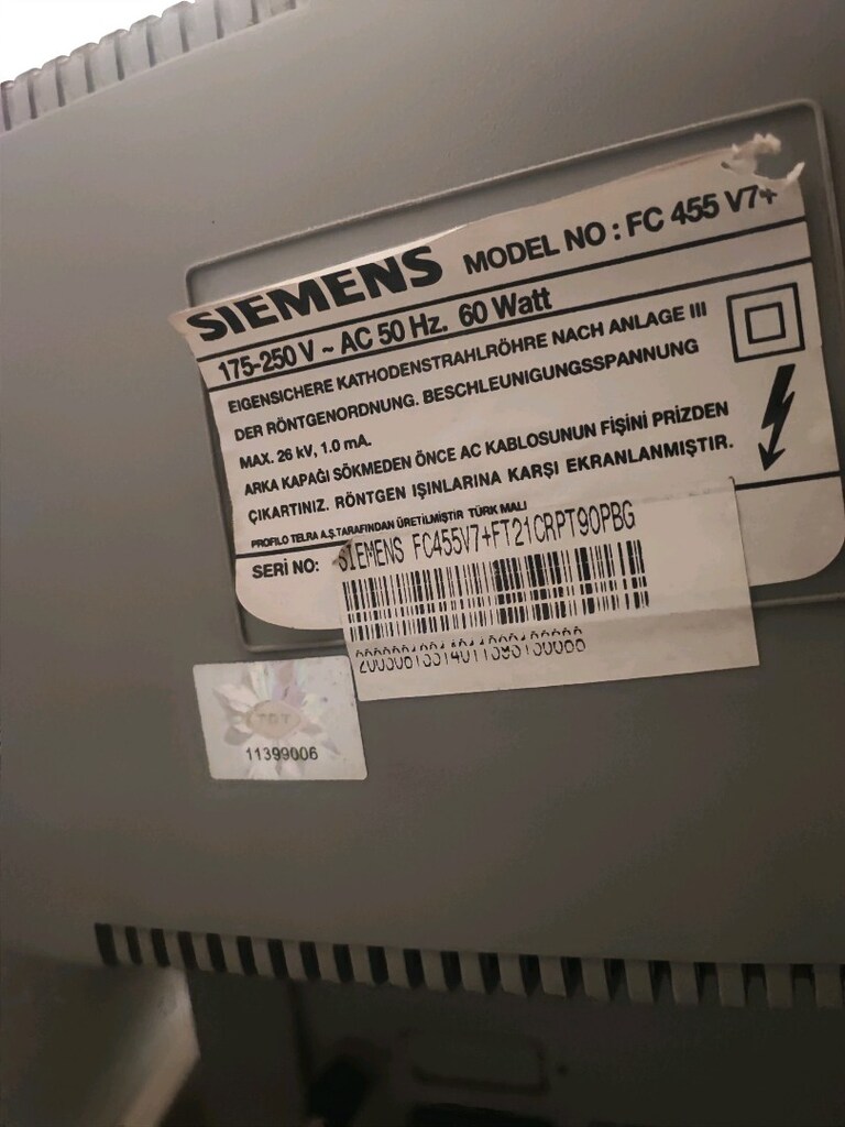 Siemens 51 ekran uzaktan kumandalı tüplü tv - 6