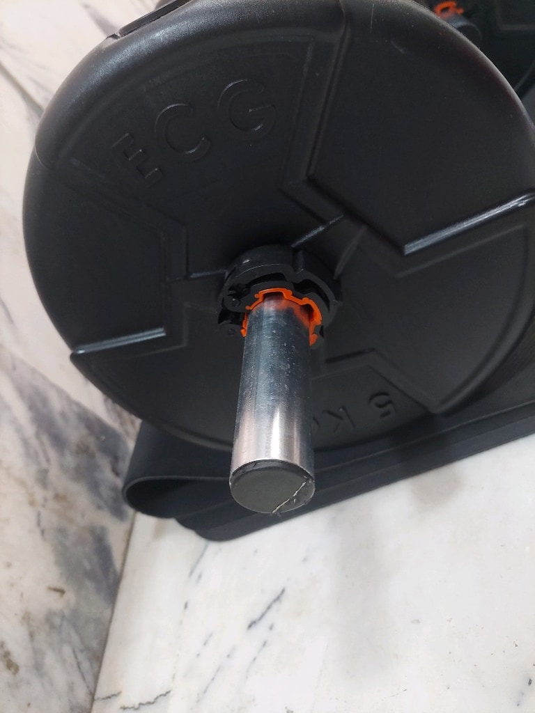 ECG Dambıl ağırlık plakaları. 20 kg. lık set.Set içeriği son resimde. - 5
